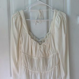 NEVER WORN Reformation Plath Top - White